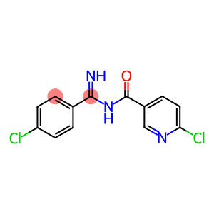 N3-[(4-CHLOROPHENYL)(IMINO)METHYL]-6-CHLORONICOTINAMIDE