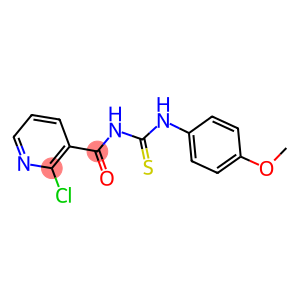 N-[(2-CHLORO-3-PYRIDYL)CARBONYL]-N'-(4-METHOXYPHENYL)THIOUREA