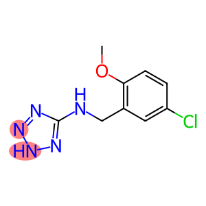 N-(5-CHLORO-2-METHOXYBENZYL)-2H-TETRAZOL-5-AMINE