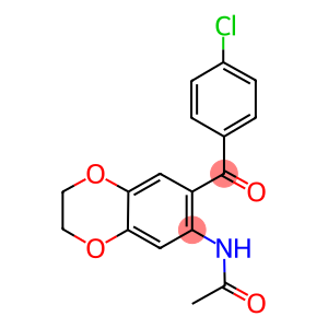 N-[7-(4-CHLORO-BENZOYL)-2,3-DIHYDRO-BENZO[1,4]DIOXIN-6-YL]-ACETAMIDE