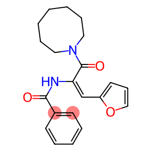 N-[1-(1-azocanylcarbonyl)-2-(2-furyl)vinyl]benzamide