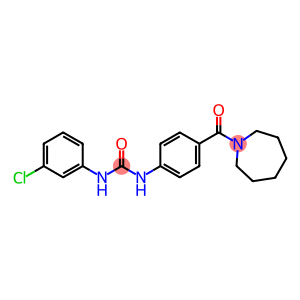 N-[4-(1-azepanylcarbonyl)phenyl]-N'-(3-chlorophenyl)urea