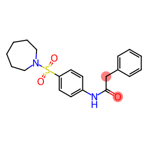 N-[4-(1-azepanylsulfonyl)phenyl]-2-phenylacetamide