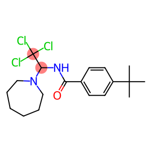 N-[1-(1-azepanyl)-2,2,2-trichloroethyl]-4-tert-butylbenzamide