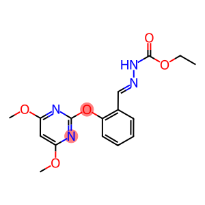 N-[1-AZA-2-[2-[(4,6-DIMETHOXYPYRIMIDIN-2-YL)OXY]PHENYL]ETHENYL]CARBAMIC ACID, ETHYL ESTER