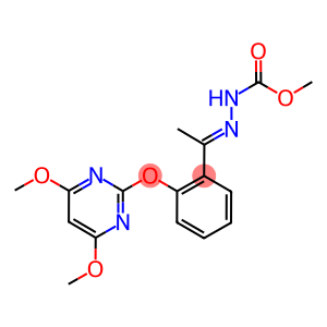 N-[1-AZA-2-[2-[(4,6-DIMETHOXYPYRIMIDIN-2-YL)OXY]PHENYL]PROP-1-ENYL]CARBAMIC ACID, METHYL ESTER