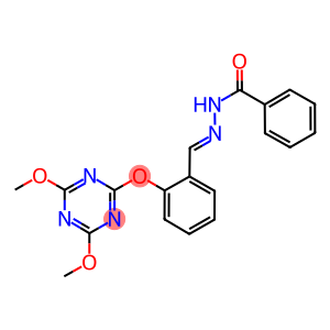 N-[1-AZA-2-[2-[(4,6-DIMETHOXYTRIAZIN-2-YL)OXY]PHENYL]ETHENYL]BENZAMIDE
