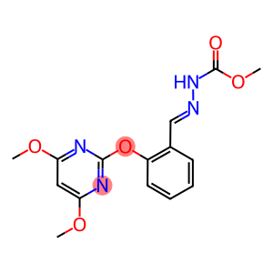 N-[1-AZA-2-[2-[(4,6-DIMETHOXYPYRIMIDIN-2-YL)OXY]PHENYL]ETHENYL]CARBAMIC ACID, METHYL ESTER