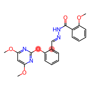 N-[1-AZA-2-[2-[(4,6-DIMETHOXYPYRIMIDIN-2-YL)OXY]PHENYL]ETHENYL]-2-METHOXYBENZAMIDE