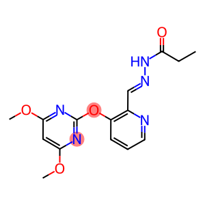 N-[1-AZA-2-[3-[(4,6-DIMETHOXYPYRIMIDIN-2-YL)OXY]PYRIDIN-2-YL]ETHENYL]PROPIONAMIDE