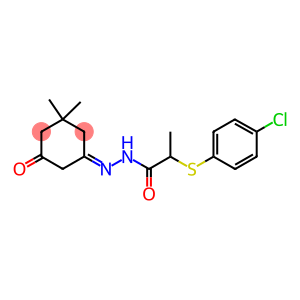 N-(AZA(5,5-DIMETHYL-3-OXOCYCLOHEXYLIDENE)METHYL)-2-(4-CHLOROPHENYLTHIO)PROPANAMIDE