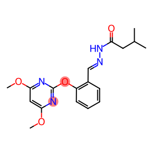 N-[1-AZA-2-[2-[(4,6-DIMETHOXYPYRIMIDIN-2-YL)OXY]PHENYL]ETHENYL]-3-METHYLBUTYRAMIDE