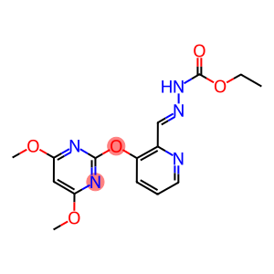 N-[1-AZA-2-[3-[(4,6-DIMETHOXYPYRIMIDIN-2-YL)OXY]PYRIDIN-2-YL]ETHENYL]CARBAMIC ACID, ETHYL ESTER