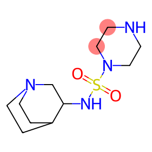 N-{1-azabicyclo[2.2.2]octan-3-yl}piperazine-1-sulfonamide