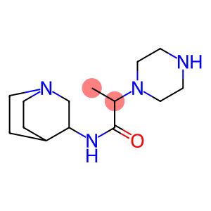 N-{1-azabicyclo[2.2.2]octan-3-yl}-2-(piperazin-1-yl)propanamide