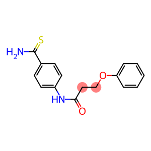 N-(4-carbamothioylphenyl)-3-phenoxypropanamide