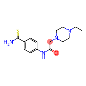 N-(4-carbamothioylphenyl)-2-(4-ethylpiperazin-1-yl)acetamide
