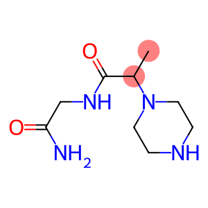 N-(carbamoylmethyl)-2-(piperazin-1-yl)propanamide