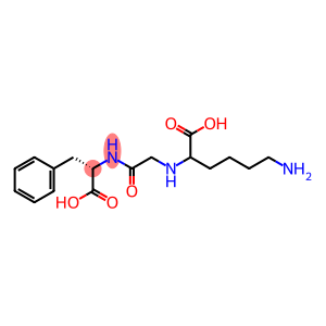 N-(1-carboxy-5-aminopentyl)glycylphenylalanine