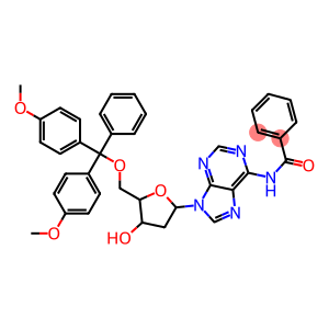 N-[9-(5-{[bis(4-methoxyphenyl)(phenyl)methoxy]methyl}-4-hydroxytetrahydrofuran-2-yl)-9H-purin-6-yl]benzamide