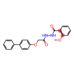 N'-[2-([1,1'-biphenyl]-4-yloxy)acetyl]-2-methoxybenzohydrazide