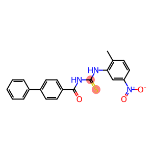 N-([1,1'-biphenyl]-4-ylcarbonyl)-N'-(2-methyl-5-nitrophenyl)thiourea