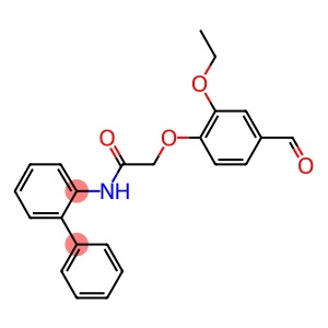 N-BIPHENYL-2-YL-2-(2-ETHOXY-4-FORMYL-PHENOXY)-ACETAMIDE