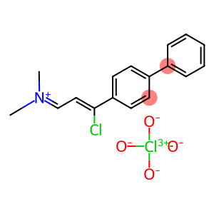 N-(3-[1,1'-BIPHENYL]-4-YL-3-CHLOROPROP-2-ENYLIDENE)-N-METHYLMETHANAMINIUM PERCHLORATE