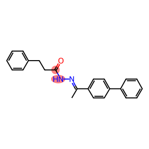 N'-(1-[1,1'-biphenyl]-4-ylethylidene)-3-phenylpropanohydrazide