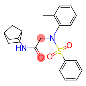 N-bicyclo[2.2.1]hept-2-yl-2-[2-methyl(phenylsulfonyl)anilino]acetamide