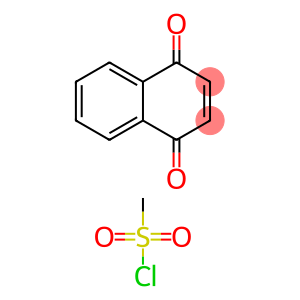 1,4-NAPTHOQUINONE& METHANE SULPHONYL CHLORIDE