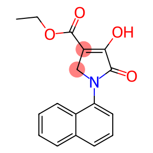 1-(1-Naphthalenyl)-2,5-dihydro-4-hydroxy-5-oxo-1H-pyrrole-3-carboxylic acid ethyl ester