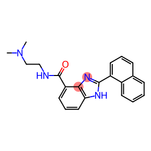 2-(1-Naphtyl)-N-[2-(dimethylamino)ethyl]-1H-benzimidazole-4-carboxamide