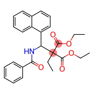 2-[(1-Naphtyl)(benzoylamino)methyl]-2-ethylmalonic acid diethyl ester