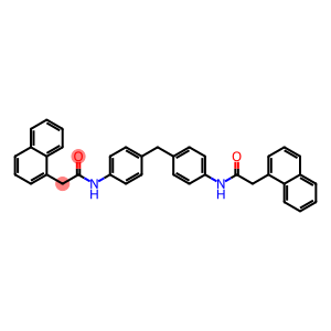 2-(1-naphthyl)-N-[4-(4-{[2-(1-naphthyl)acetyl]amino}benzyl)phenyl]acetamide