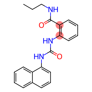 2-{[(1-naphthylamino)carbonyl]amino}-N-propylbenzamide