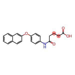 5-[4-(2-naphthyloxy)anilino]-5-oxopentanoic acid