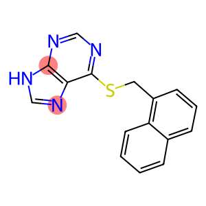 6-[(1-naphthylmethyl)sulfanyl]-9H-purine