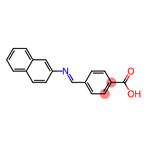 4-[(2-naphthylimino)methyl]benzoic acid