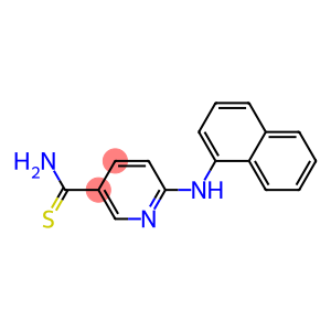 6-(naphthalen-1-ylamino)pyridine-3-carbothioamide