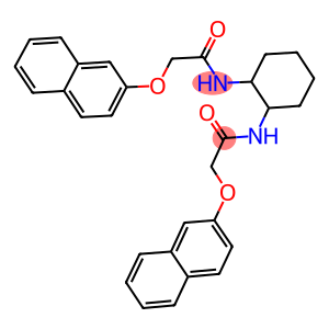 2-(2-naphthyloxy)-N-(2-{[(2-naphthyloxy)acetyl]amino}cyclohexyl)acetamide