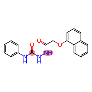 2-[2-(1-naphthyloxy)acetyl]-N-phenyl-1-hydrazinecarboxamide