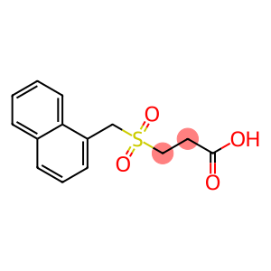 3-[(1-naphthylmethyl)sulfonyl]propanoic acid