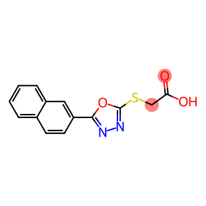 2-{[5-(naphthalen-2-yl)-1,3,4-oxadiazol-2-yl]sulfanyl}acetic acid