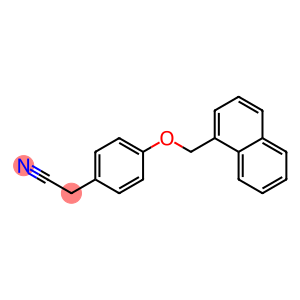 2-[4-(naphthalen-1-ylmethoxy)phenyl]acetonitrile