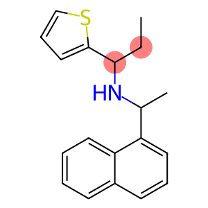 [1-(naphthalen-1-yl)ethyl][1-(thiophen-2-yl)propyl]amine