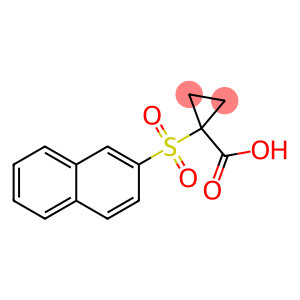 1-(2-naphthylsulfonyl)cyclopropanecarboxylic acid