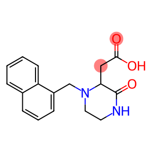 (1-NAPHTHALEN-1-YLMETHYL-3-OXO-PIPERAZIN-2-YL)-ACETIC ACID