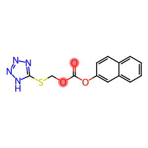 2-naphthyl [(1H-1,2,3,4-tetraazol-5-ylthio)methyl] carbonate