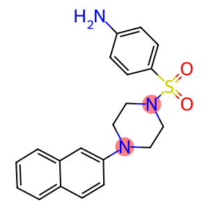 4-([4-(2-NAPHTHYL)PIPERAZIN-1-YL]SULFONYL)ANILINE